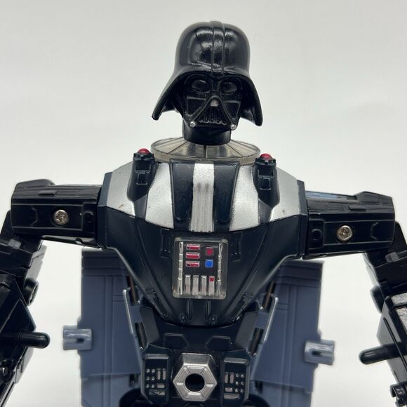 VTG Star Wars Transformers Crossover Darth Vader Tie Advanced 2005 Action Figure - Picture 5 of 12
